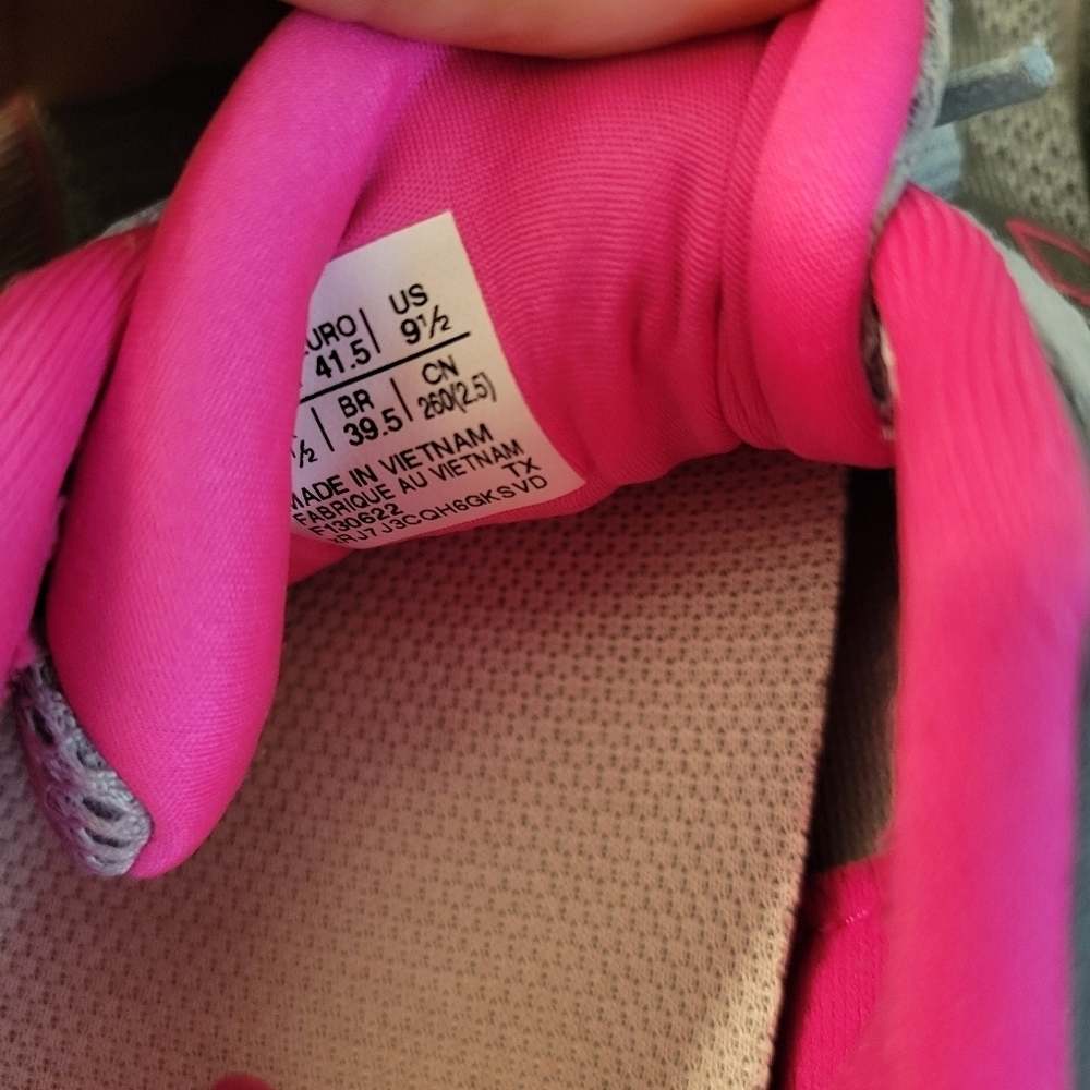 ASICS Women's Gray and Pink Running Shoes - Picture 11 of 11